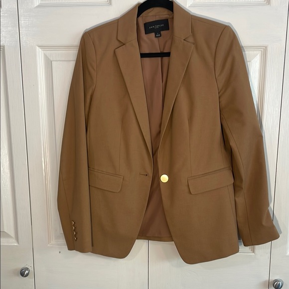 Ann Taylor Tan Blazer - Picture 1 of 9